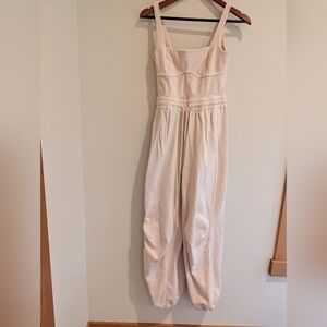 Free People Movement Inbound Onesie Pale Pink XS